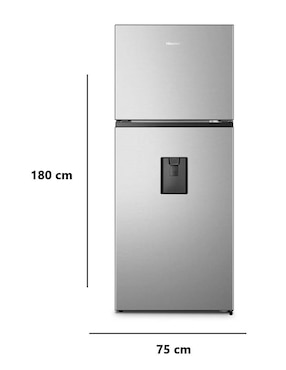 Refrigerador top mount Hisense 14 pies cúbicos RT14N6CDX