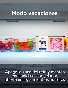 Refrigerador Top mount Tcl 16 pies cúbicos inverter no frost y fábrica de hielo TDD16GWD