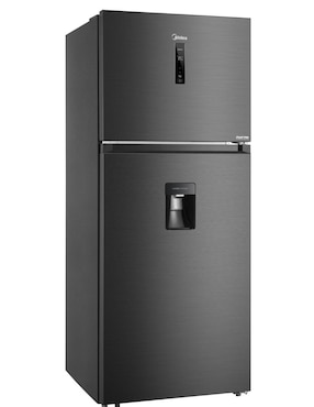 Refrigerador top mount Midea Jazz Black 15 pies cúbicos inverter y fábrica de hielo MDRT580MTM28WD