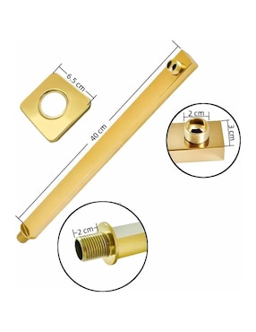 Brazo para regadera para baño Lab.G