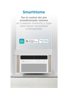 Aire acondicionado de ventana Midea Frío 8000 BTU MAW08C1OUV 115 V