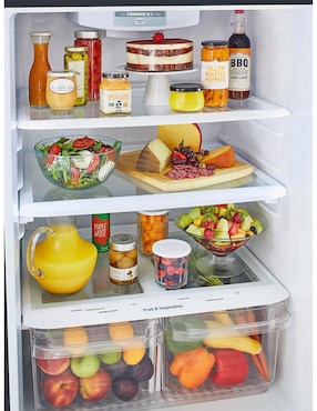 Refrigerador top mount LG Top Freezer 20 pies cúbicos inverter y no frost LT57BT