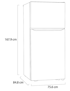 Refrigerador top mount LG Top Freezer 20 pies cúbicos inverter y no frost LT57BT