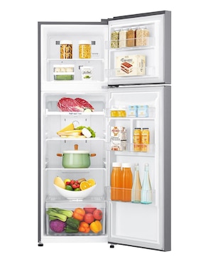 Refrigerador top mount LG TOP FREEZER 9 pies cúbicos inverter y no frost GT32BP