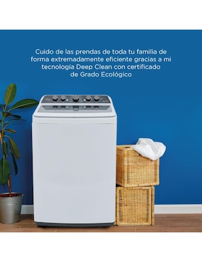 Lavadora Midea 23 kg automática carga superior ma500w23/w