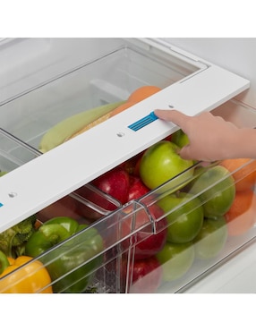 Refrigerador top mount Midea Inverter Quattro 20 pies cúbicos inverter y no frost y fábrica de hielo MDRT765FGM46D