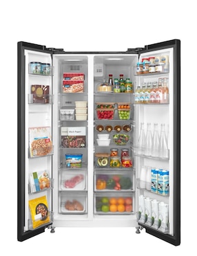 Refrigerador dúplex Midea Inverter Quattro 20 pies cúbicos inverter y no frost y fábrica de hielo MDRS710FGM22