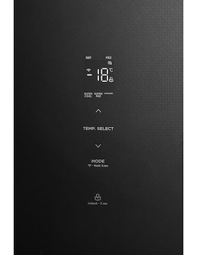 Refrigerador dúplex Midea Inverter Quattro 20 pies cúbicos inverter y no frost y fábrica de hielo MDRS710FGM22