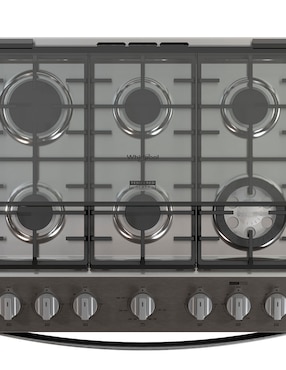 Combo Estufa de piso a Gas LP Whirlpool 76 CM CWFR7050S-HH de 6 quemadores + Campana
