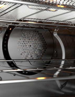 Combo estufa de piso a Gas LP Whirlpool estufa 76 cm campana 80 cm CWFR7250S-HH de 6 quemadores
