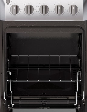 Combo estufa de piso a Gas LP Whirlpool estufa 50 cm campana 60 cm WWR7000SHH de 4 quemadores