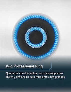 Estufa de piso a Gas LP Mabe Air Fry 76 cm EMHA7602JBS0 de 6 quemadores