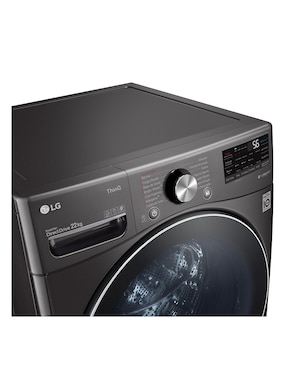 Lavadora LG 22 kg automática carga frontal WM22BV2S6R