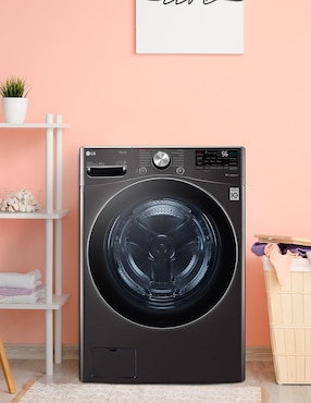 Lavadora LG 22 kg automática carga frontal WM22BV2S6R