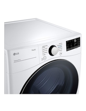 Secadora de gas LG de 22 kg con 13 ciclos DF22WV2SR.WDP6W