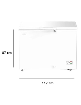 Congelador Aucma AFCF11WWGWL horizontal 11 pies cúbicos
