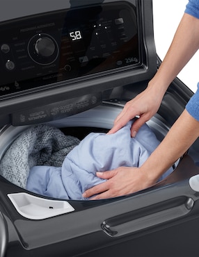 Lavadora Mabe Kit Limpieza 25 KG automática carga superior LMP75201WDAB0LIM