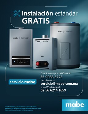 Calentador de depósito Mabe CMBM16M1FSNA 16 L Gas Natural