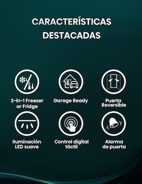 Congelador Hisense FV10N6ASX vertical 10 pies cúbicos