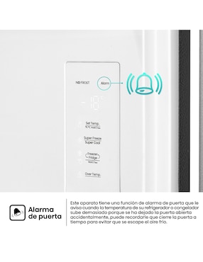 Congelador Hisense FV10N6ASX vertical 10 pies cúbicos