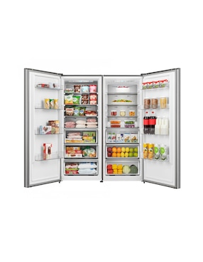 Refrigerador dúplex Hisense 28 pies cúbicos inverter y no frost FV28N6ASX