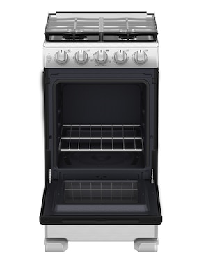 Combo estufa de piso a Gas LP Mabe Tecnología Ultimate Cooking y Cleaning 50.60 cm EM5060X2CMPU50 de 4 quemadores + Campana
