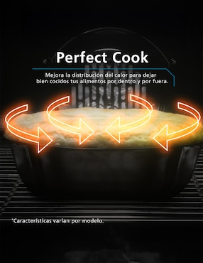 Combo estufa de piso a Gas LP Mabe Tecnología Ultimate Cooking y Cleaning 50.60 cm EM5060X2CMPU50 de 4 quemadores + Campana