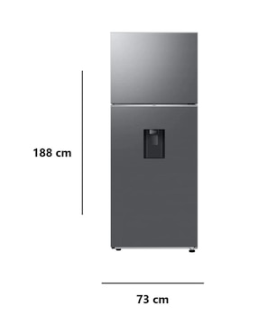 Refrigerador Top mount Samsung 15 pies cúbicos Smart Cooling RT42DG6224S9
