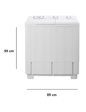Lavadora doble tina Winia 15 Kg semiautomática carga superior DWM-K300PWA