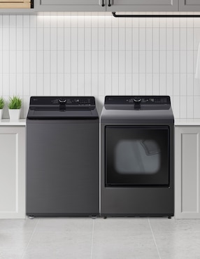 Combo lavadora + secadora Lg Electronics eléctrico WT25PBTX6.DT22PBTX