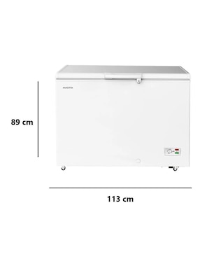 Congelador Aucma AFCF09WWGWL horizontal 9 pies cúbicos