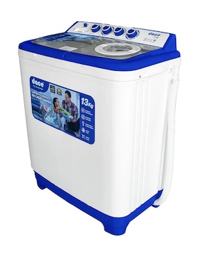 Lavadora doble tina Dace 13 kg semiautomática carga superior LS13061PPBA
