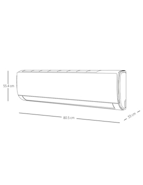 Aire acondicionado mini split inverter Samsung frío y calor 21400 BTU AR40F24C0AMAX