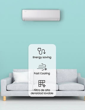 Aire acondicionado mini split inverter Samsung frío 18000 BTU AR40H18D0AMAX 220 V