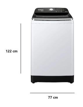 Lavadora Winia 22 kg automática carga superior AWFA22WXCXP