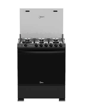 Estufa de piso a Gas natural/LP Midea 75.7 cm MGS30FS1LIASBT de 6 quemadores