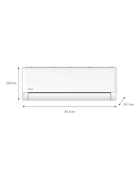 Aire acondicionado mini split inverter Midea frío 12000 BTU MAS12C2EIR 230V