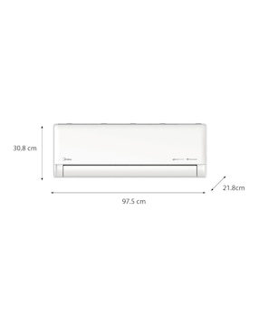 Aire acondicionado mini split inverter Midea frío 18000 BTU MAS18C2EZI 110-220 V