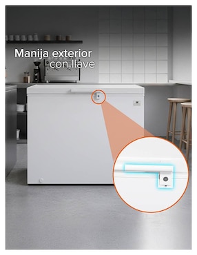 Congelador White Westinghouse WWCCF89251LHWSD horizontal 9 pies cúbicos