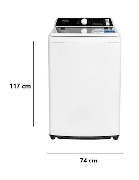 Lavadora Daewoo 19 kg automática carga superior DLA-1920MWA
