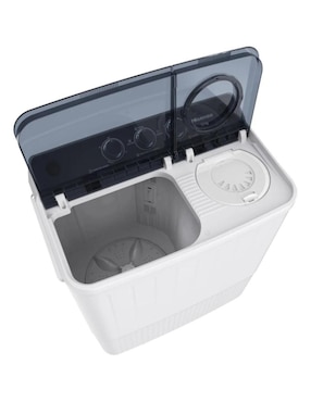 Lavadora doble tina Hisense 13 kg semiautomática carga superior WSA1304P