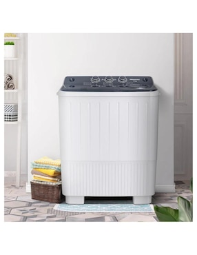Lavadora doble tina Hisense 13 kg semiautomática carga superior WSA1304P