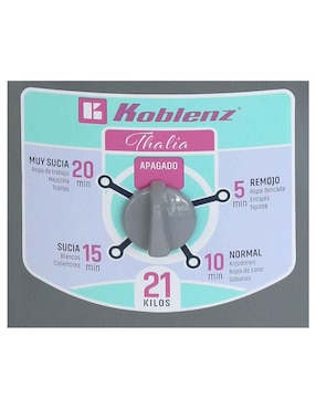 Lavadora Koblenz 21 kg manual carga superior LRKF-21P