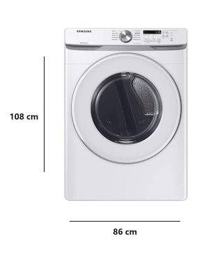Secadora de Gas/Eléctrico Samsung de 24 kg con 10 ciclos DVG24T6000W