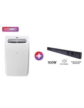 Aire acondicionado portátil Lg frío y calor 12000 BTU LP1425WHOB.SK1D 115 V