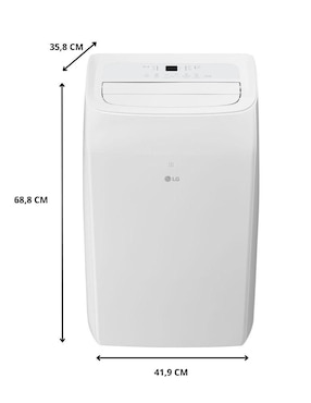 Aire acondicionado portátil Lg frío y calor 12000 BTU LP1425WHOB.SK1D 115 V