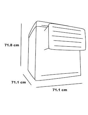 Enfriador evaporativo Frikko frío F3800V 110 V