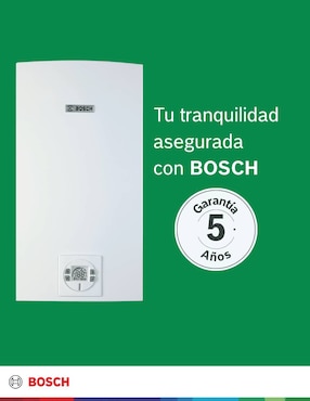 Calentador de paso bosch easy control 26lts lp sin tamaño gas lp