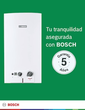 Calentador de paso Bosch GWH16-2 COD B F3 31 S1905 gas lp