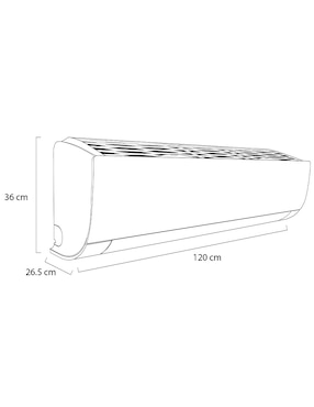 Aire acondicionado mini split LG frío y calor 33000 BTU SW362H8